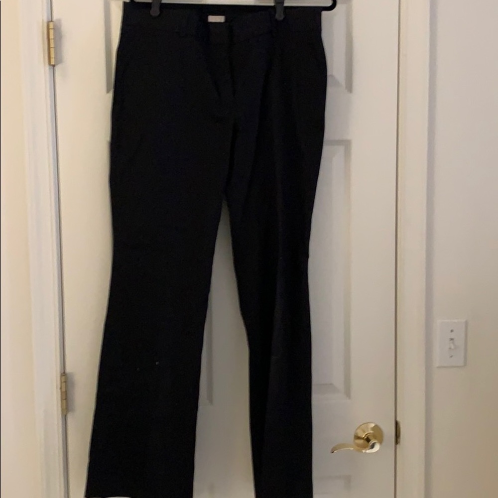 J. Crew black trouser pants size 14 with Stretch